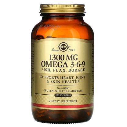 Omega 3-6-9, 1,300 mg, 120 Softgels