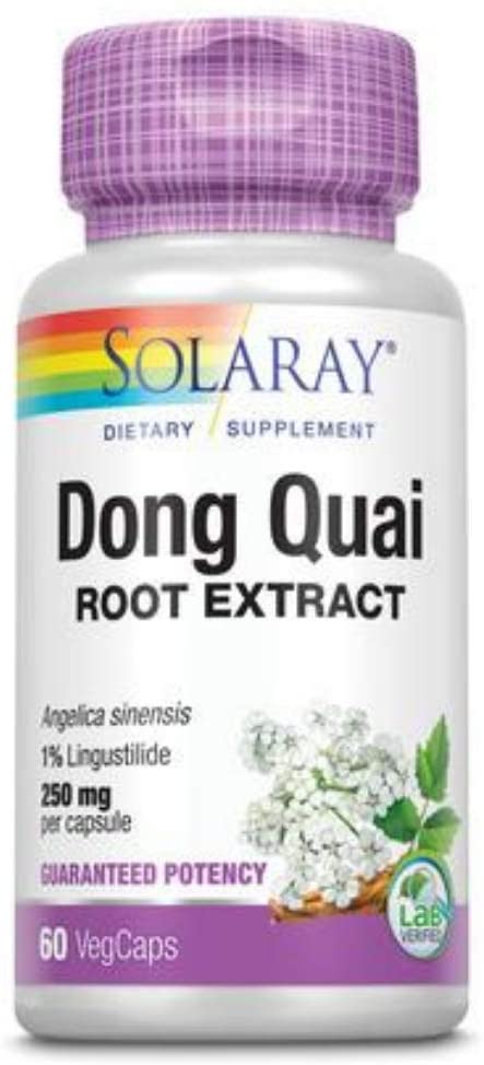 Solaray Guaranteed Potency Dong Quai Root Extract, Veg Cap (Btl-Plastic) | 60ct