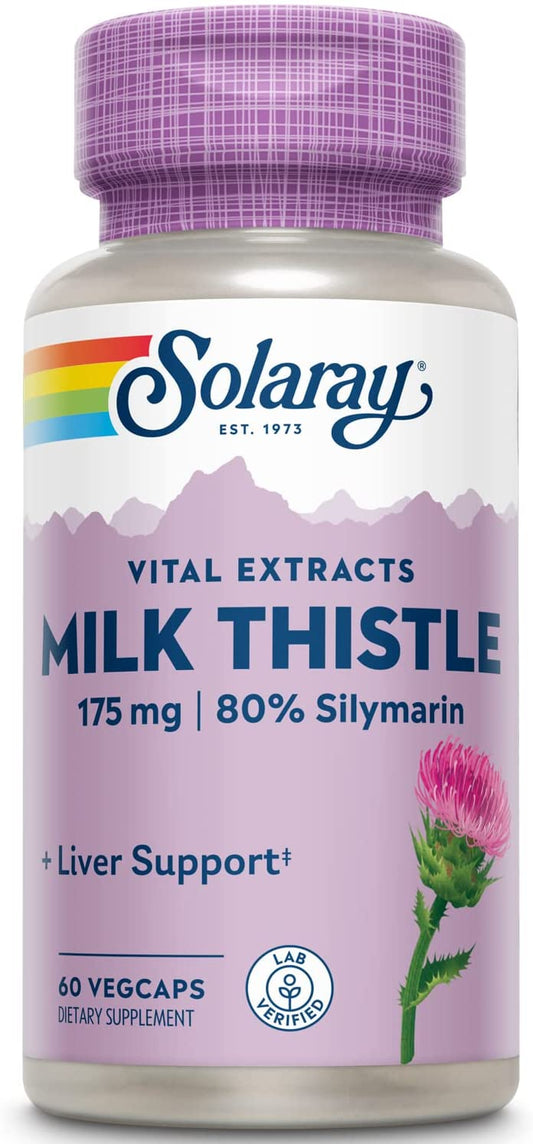 Milk Thistle Extract Supplement, 175mg, 60 Count