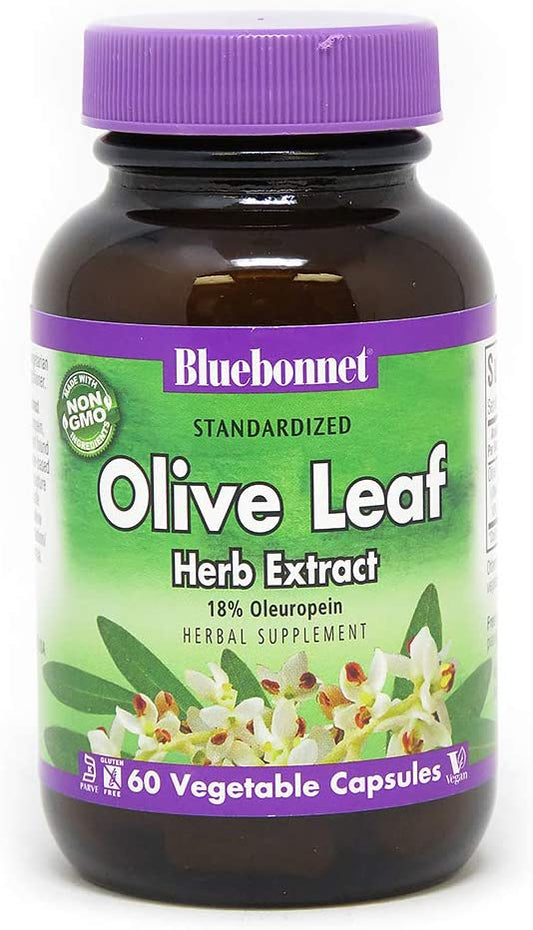 Standardized Olive Leaf Herb Extract, 60 Count