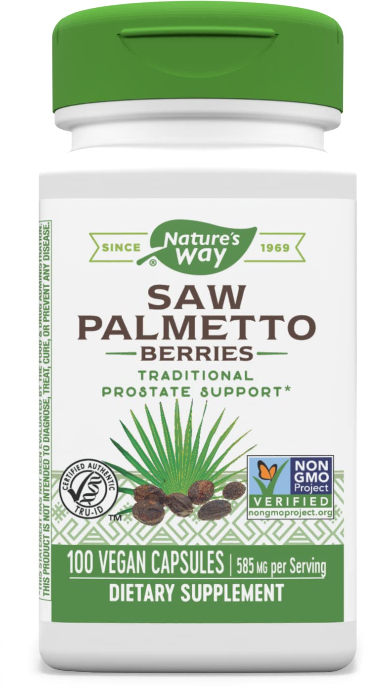 Saw Palmetto Berries, 585 mg, 100 Capsules