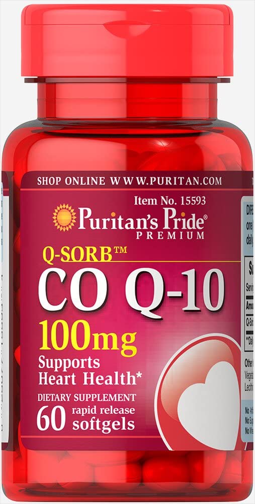 Q-sorb Coq10 100mg 60 Softgels 1 Bottle