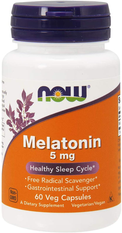 Melatonin 5 mg, 60 Veg Capsules