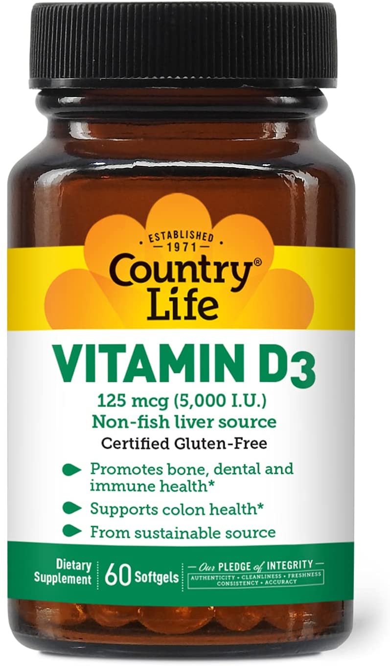 Vitamin D3 5000 IU, 60 CT