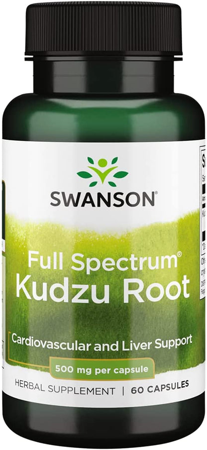 Full Spectrum Kudzu Root, 60 Capsules, 500mg Each