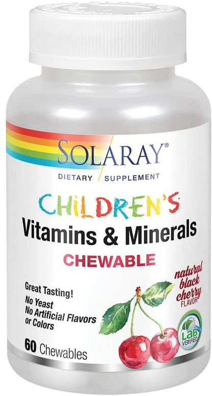 Childrens Vitamins & Minerals 60 Chews, 30 Serv