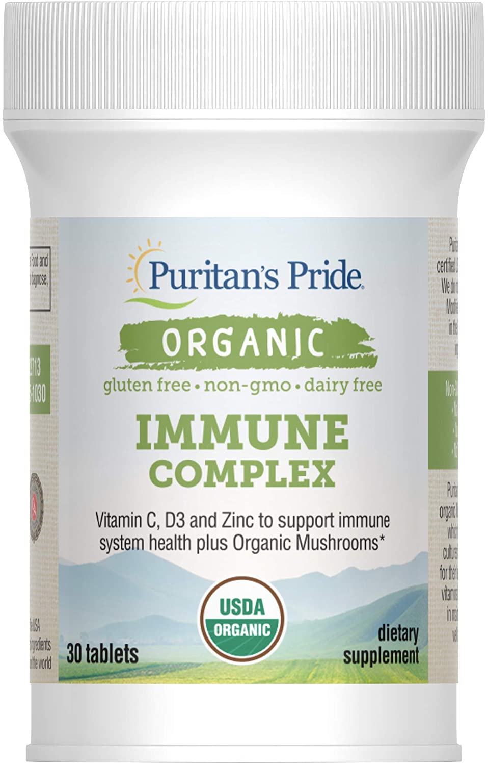 Organic Immune Complex with Zinc, 30 Tablets
