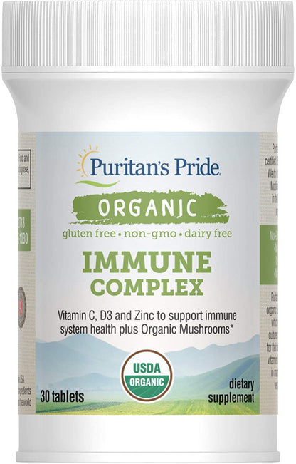 Organic Immune Complex with Zinc, 30 Tablets