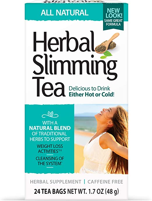 Herbal Slimming Tea, All Natural, 24 Tea Bags, 1.7 oz (48 g)