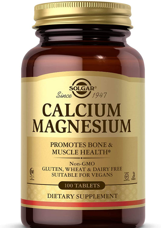 Calcium Magnesium Tablets 100 Tabs