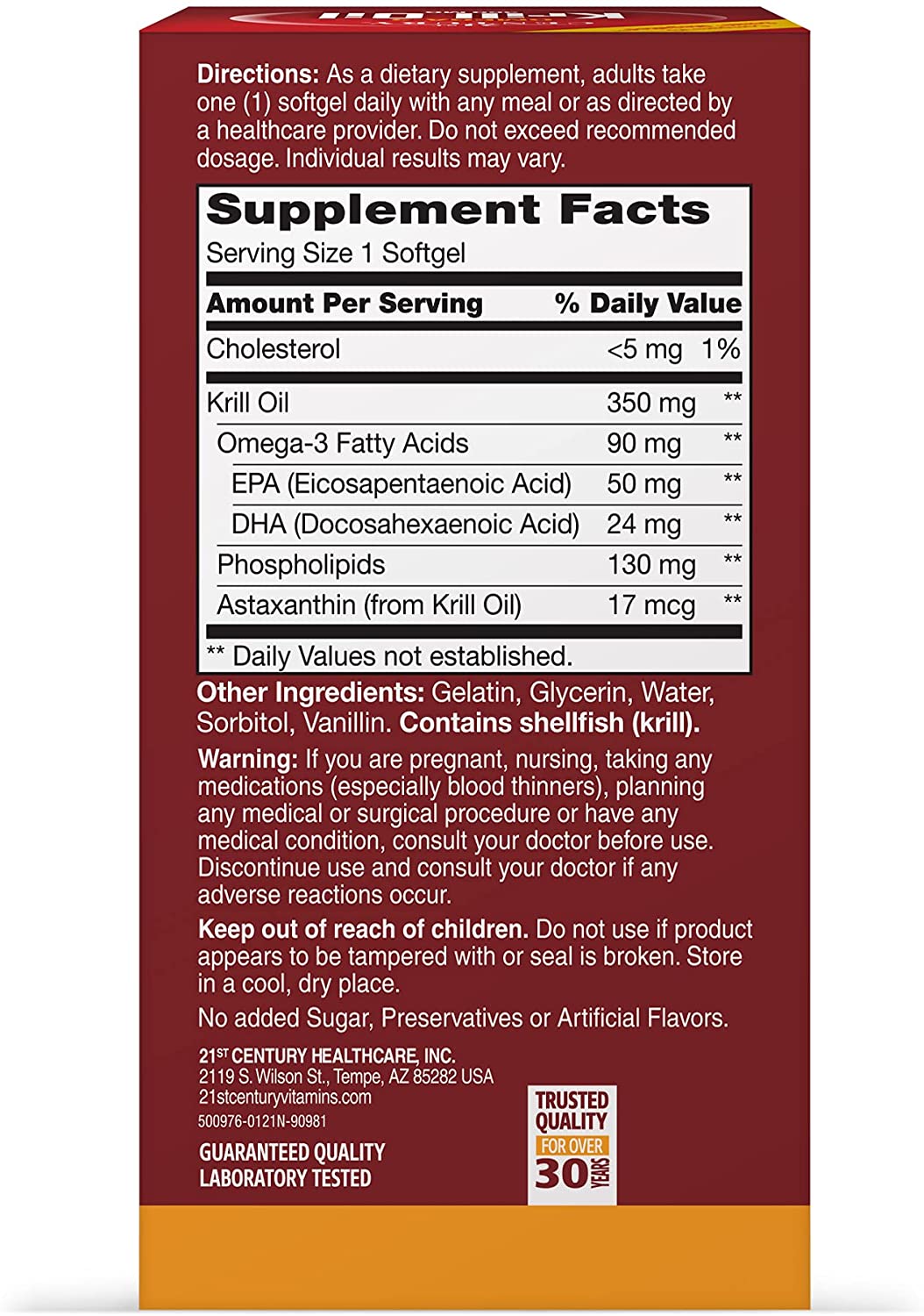 Krill Oil, 300 mg, 60 Softgels