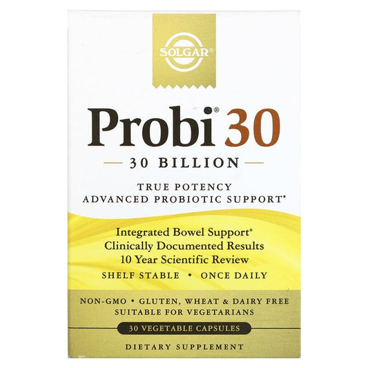 Probi 30, 30 Billion, 30 Vegetable Capsules