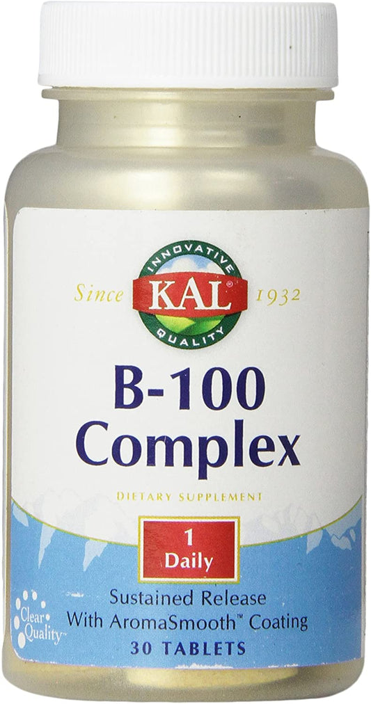 B-100 Complex SR Tablets, 100 mg, 30 Count