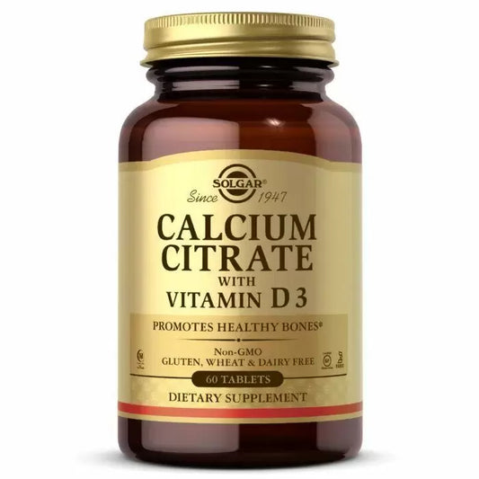 Solgar Calcium Citrate 60 Tabs 2-Pack