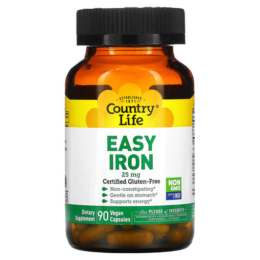 Easy Iron, 25 mg, 90 Vegan Capsules