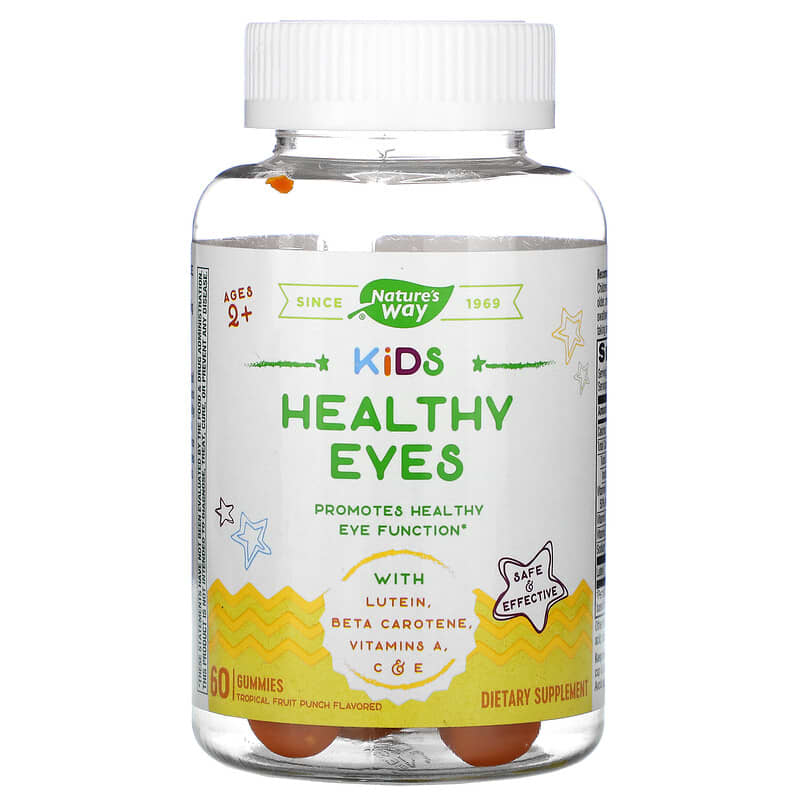 Kid's, Healthy Eyes, Ages 2+, Tropical Fruit Punch , 60 Gummies