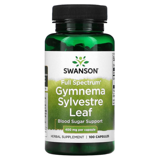 Gymnema Sylvestre Leaf, Full Spectrum, 400 mg, 100 Capsules