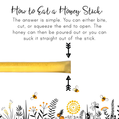 Pure Northern Michigan Honey Sticks 3pk