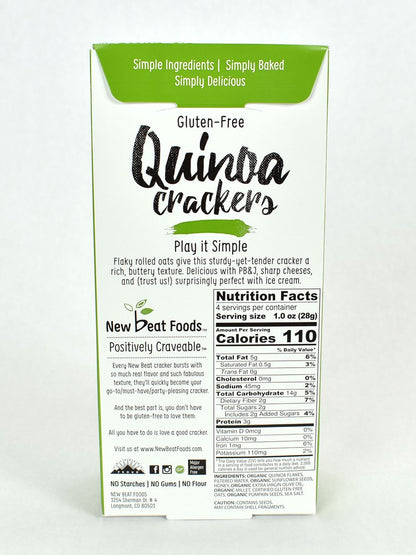Play It Simple Quinoa Crackers