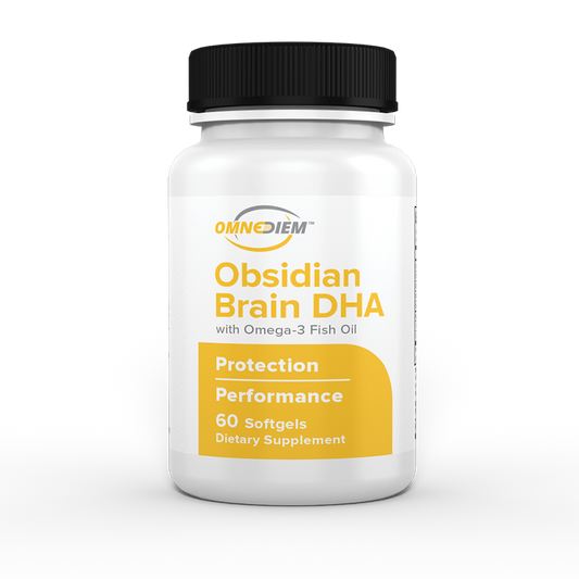 Obsidian Brain DHA with Omega-3 Marine Oil, 60 Softgels