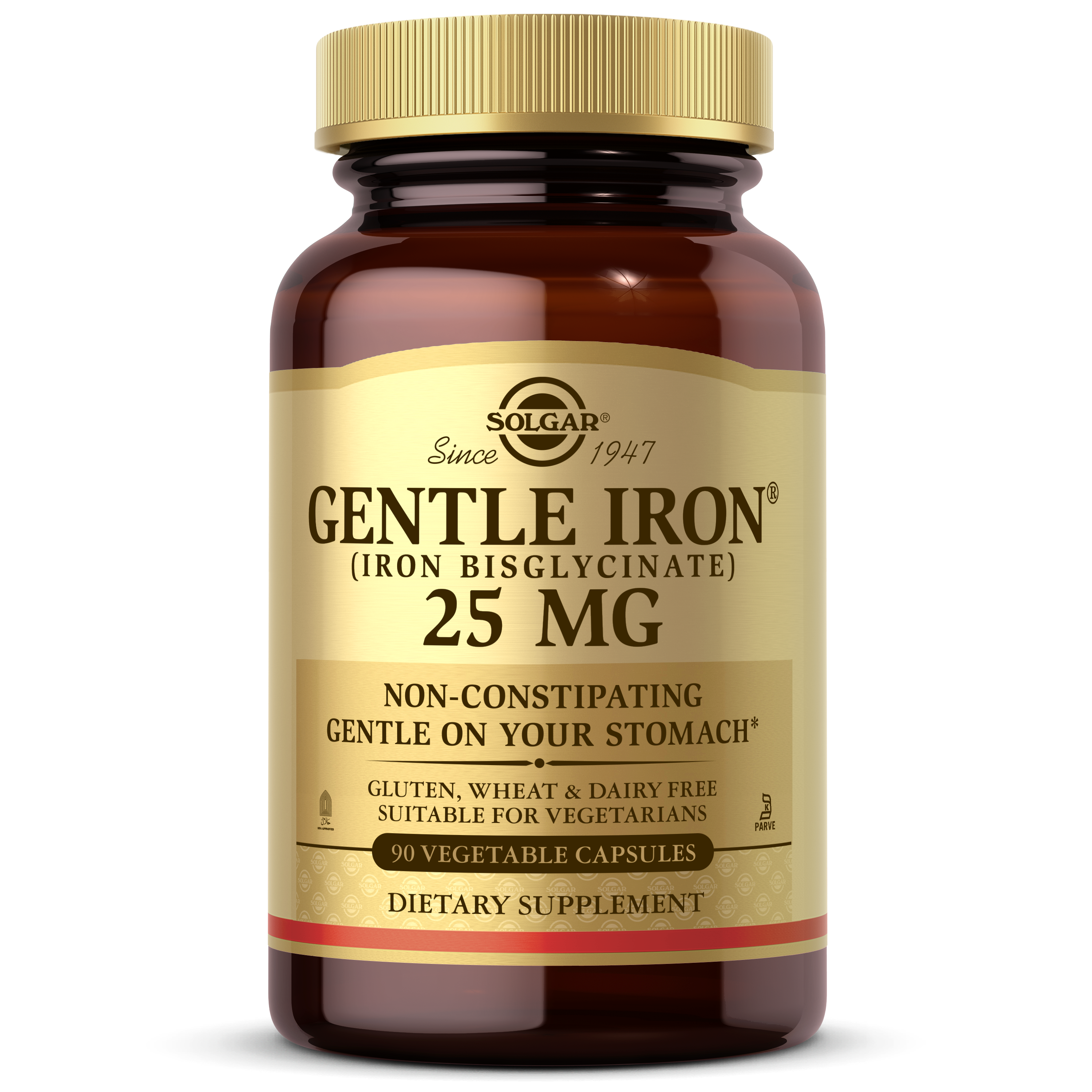 Gentle Iron® Vegetable Capsules**, 90 ct – Nutracore