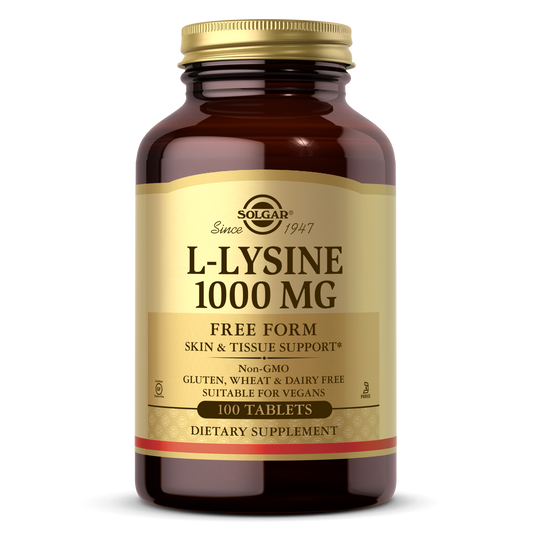L-Lysine 1000 mg Tablets, 100 ct
